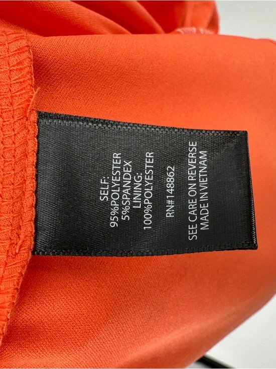 Torrid Mini Mesh Cami Shirred Bust Skater Dress Size 1 Sunny Days Nasturtium - Picture 14 of 14